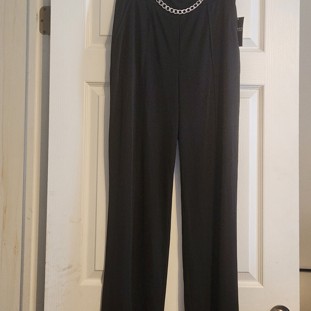 Ralph Lauren Black Wide Leg Pants